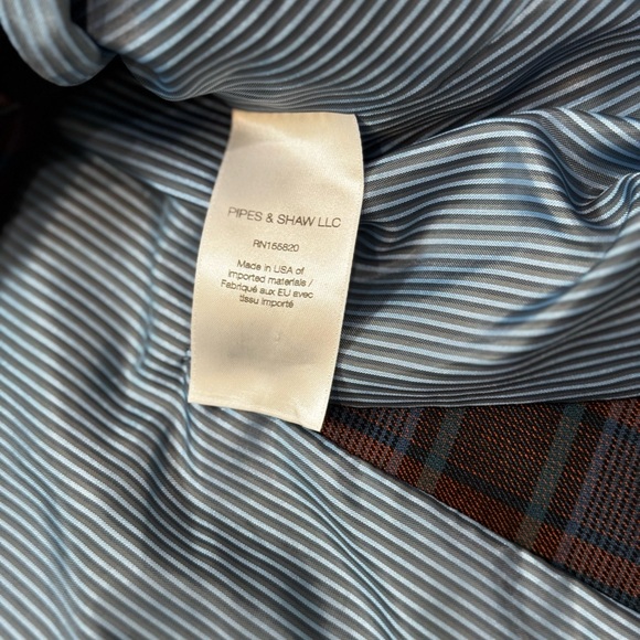 Veronica Beard Plaid Blazer - Blue and Brown - Picture 10 of 11